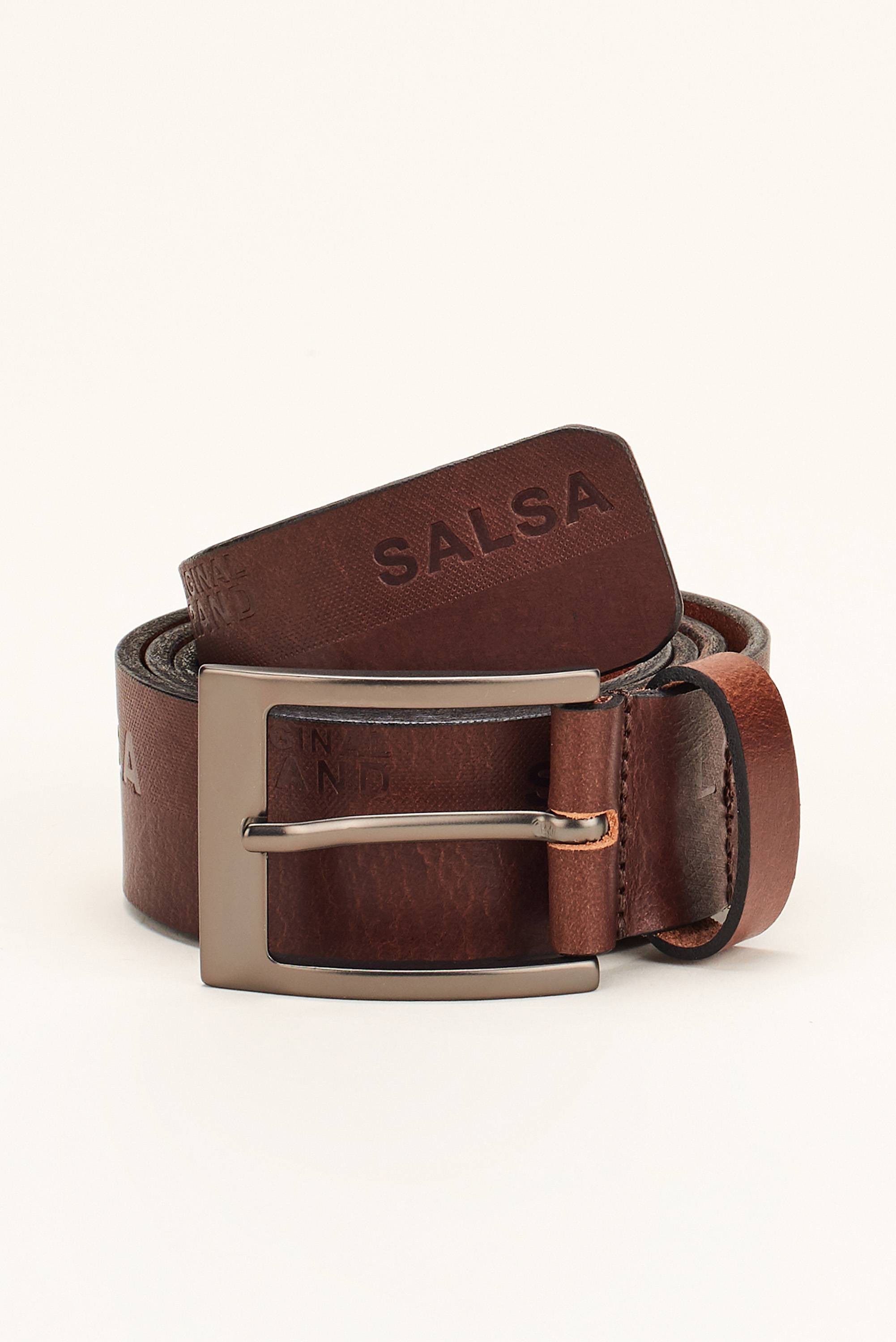 Cinturon con logo grabado Salsa Jeans